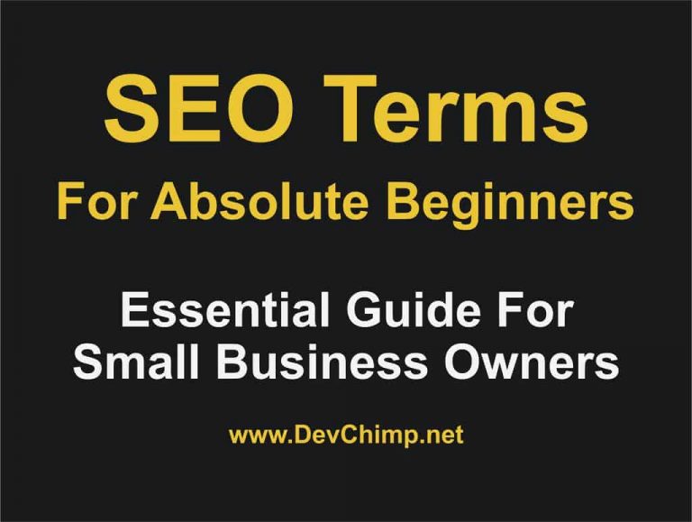 63 SEO Terms For Absolute Beginners | With [ Infographic ]